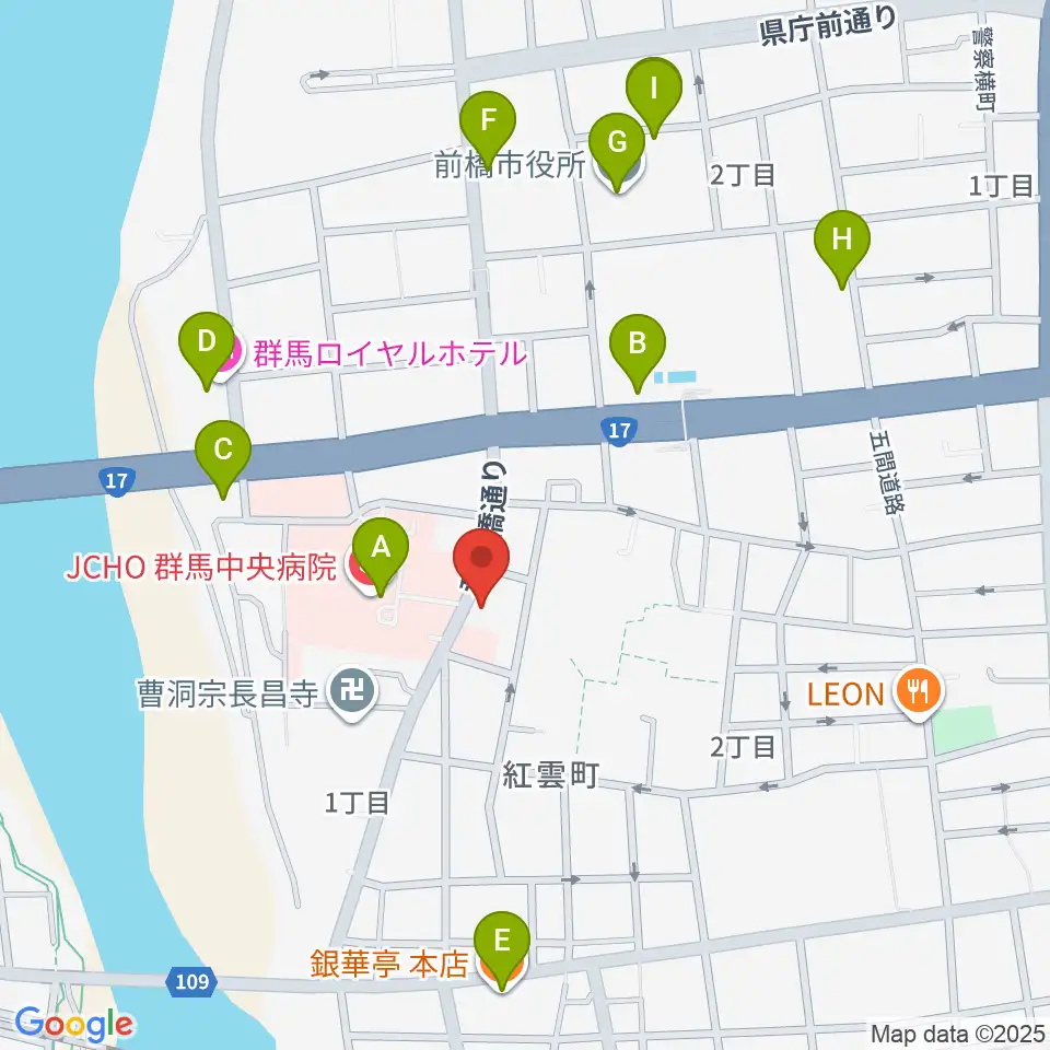 白くまレコード周辺のファミレス・ファーストフード一覧地図