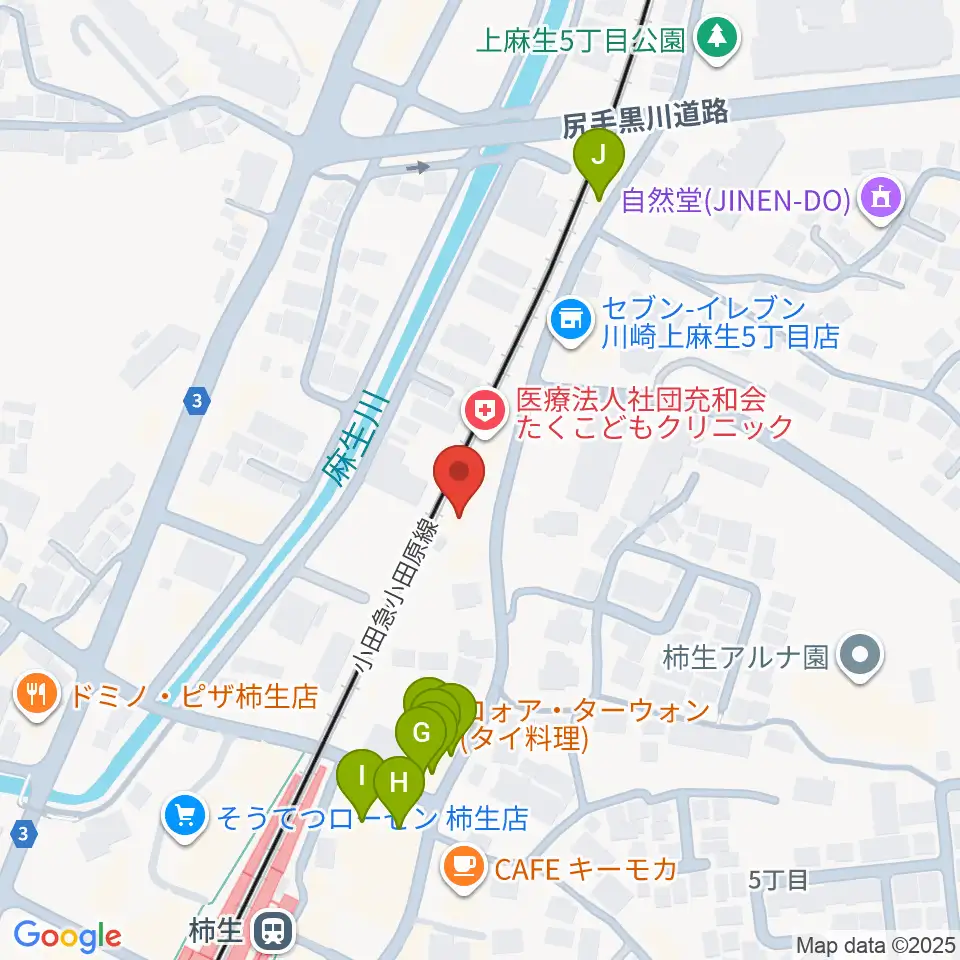 IL CONFORTO周辺のファミレス・ファーストフード一覧地図