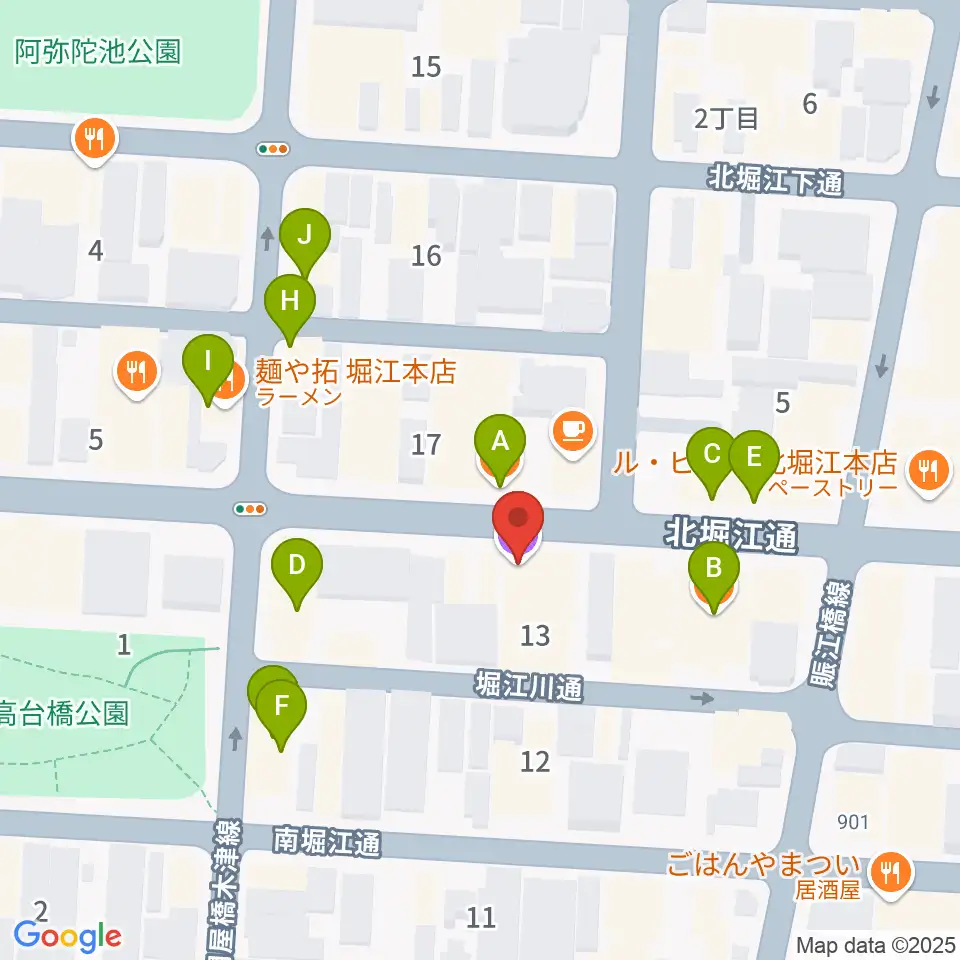 Corner Stone Bar周辺のファミレス・ファーストフード一覧地図