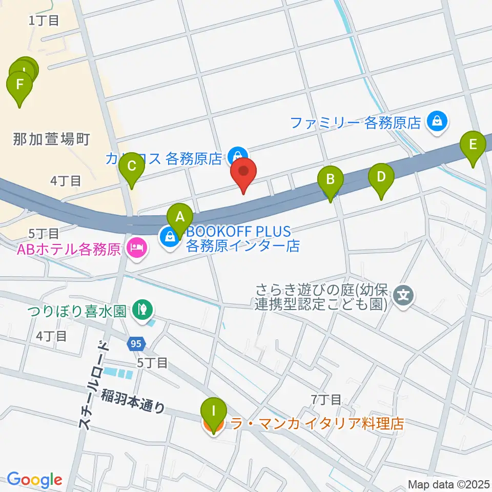 各務原ソルト&ペッパー周辺のファミレス・ファーストフード一覧地図