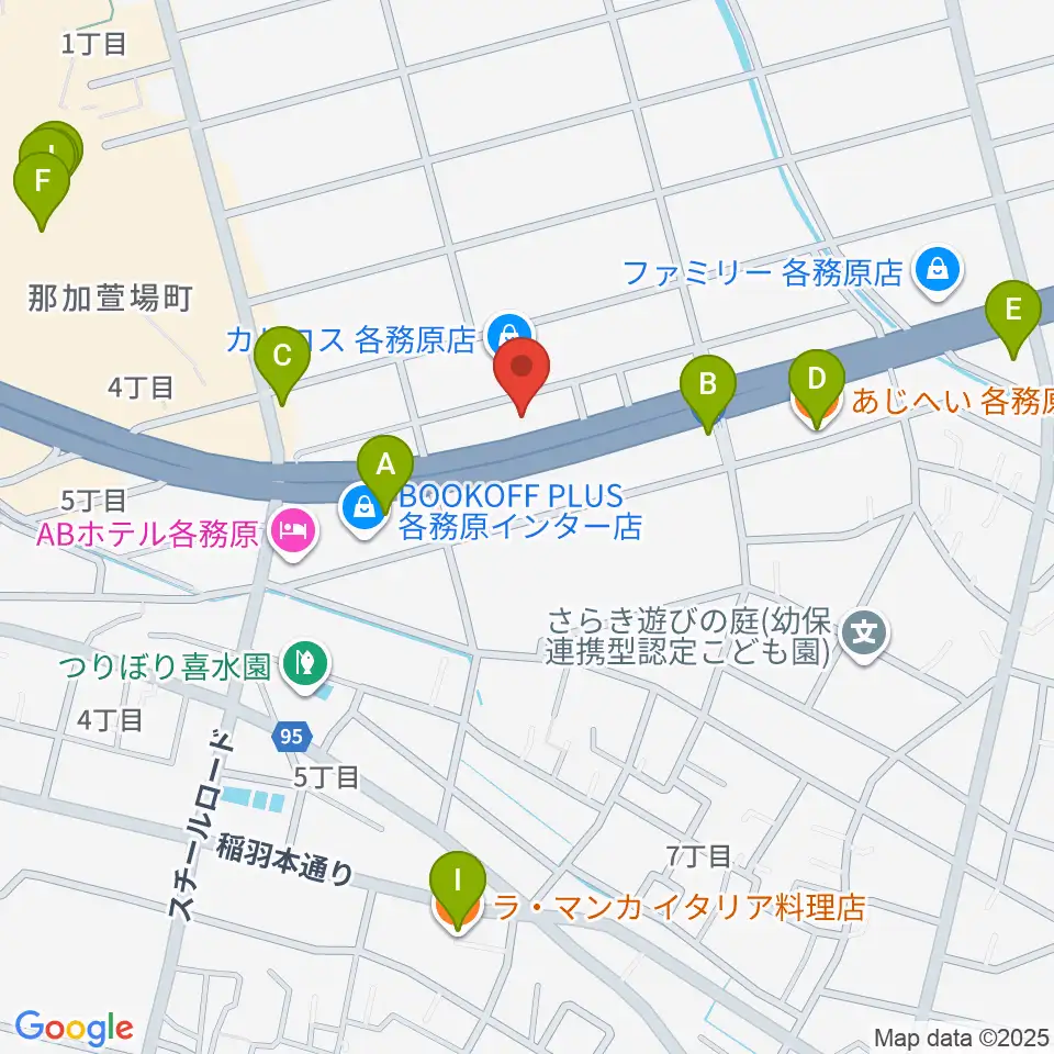 各務原ソルト＆ペッパー周辺のファミレス・ファーストフード一覧地図