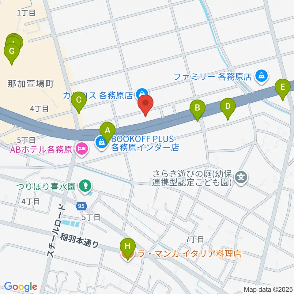 各務原ソルト＆ペッパー周辺のファミレス・ファーストフード一覧地図