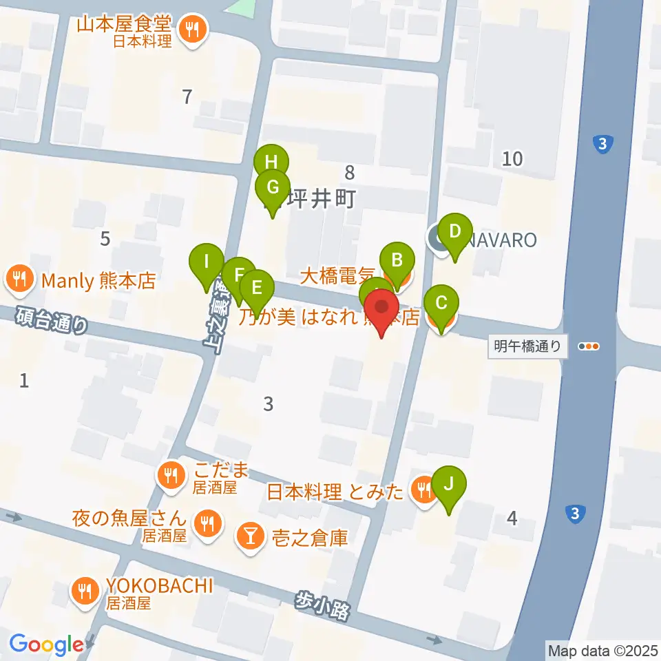 PEANUTS RECORDS周辺のファミレス・ファーストフード一覧地図