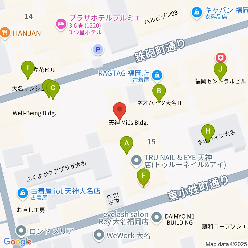 チクロマーケット周辺のファミレス・ファーストフード一覧地図
