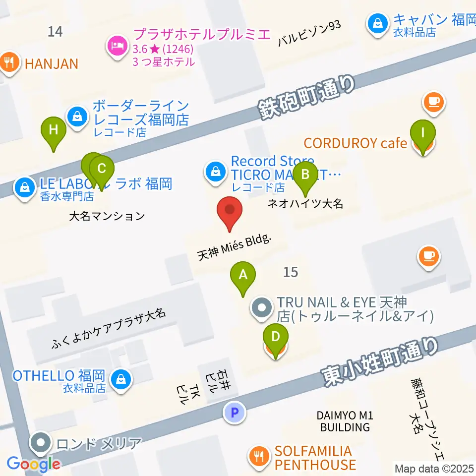 チクロマーケット周辺のファミレス・ファーストフード一覧地図