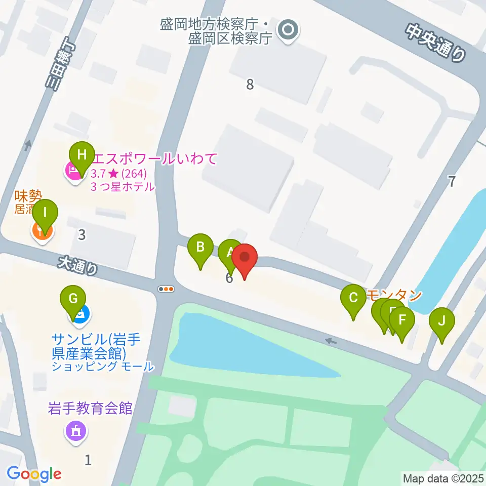 NEAT RECORDS周辺のファミレス・ファーストフード一覧地図