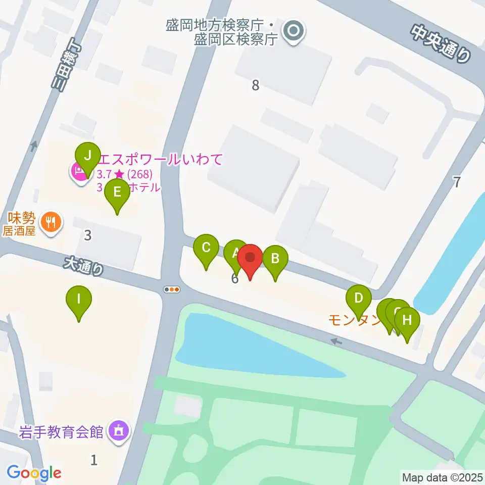 NEAT RECORDS周辺のファミレス・ファーストフード一覧地図