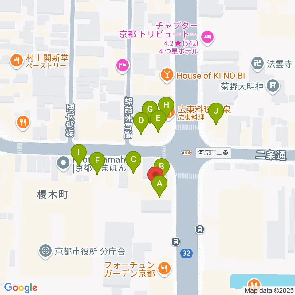 アートロックナンバーワン周辺のファミレス・ファーストフード一覧地図