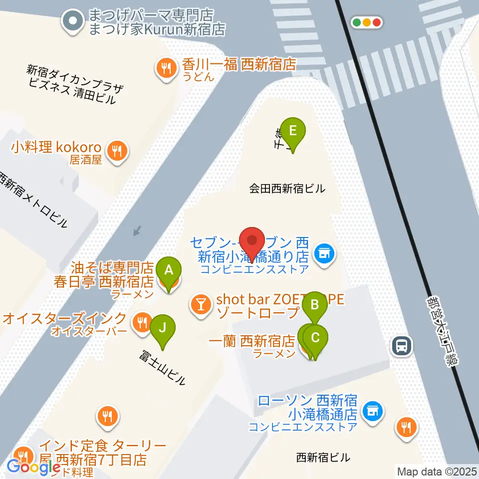 ビートコレクターズ周辺のファミレス・ファーストフード一覧地図