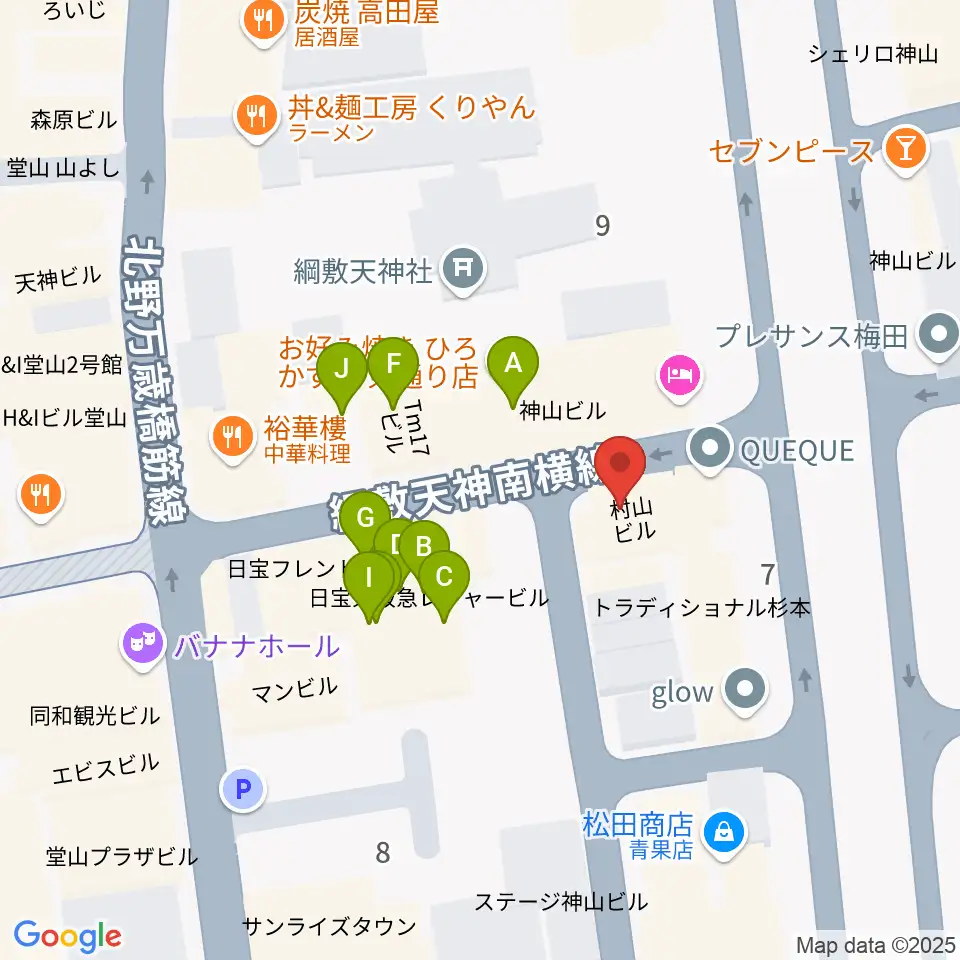 スマイルレコード周辺のファミレス・ファーストフード一覧地図