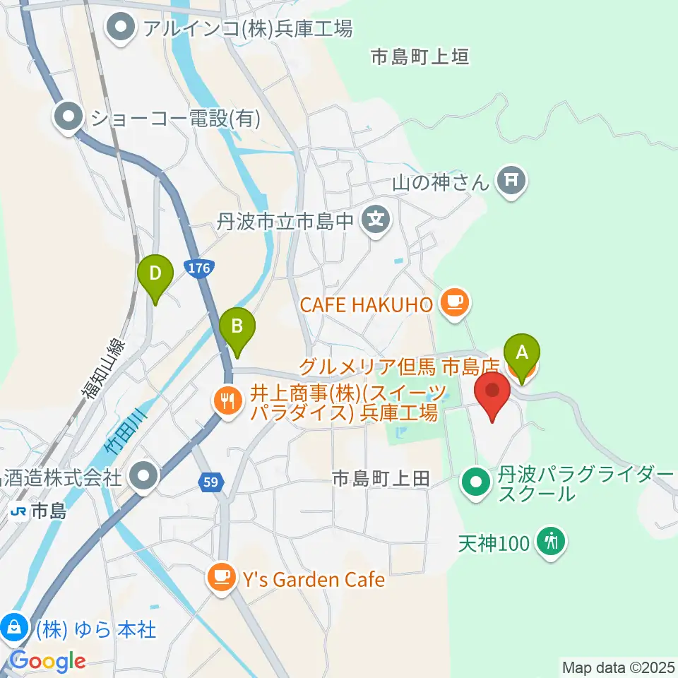 ライフピアいちじま大ホール周辺のファミレス・ファーストフード一覧地図