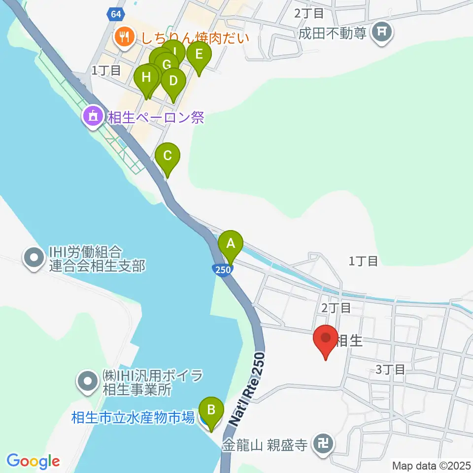 扶桑電通なぎさホール周辺のファミレス・ファーストフード一覧地図