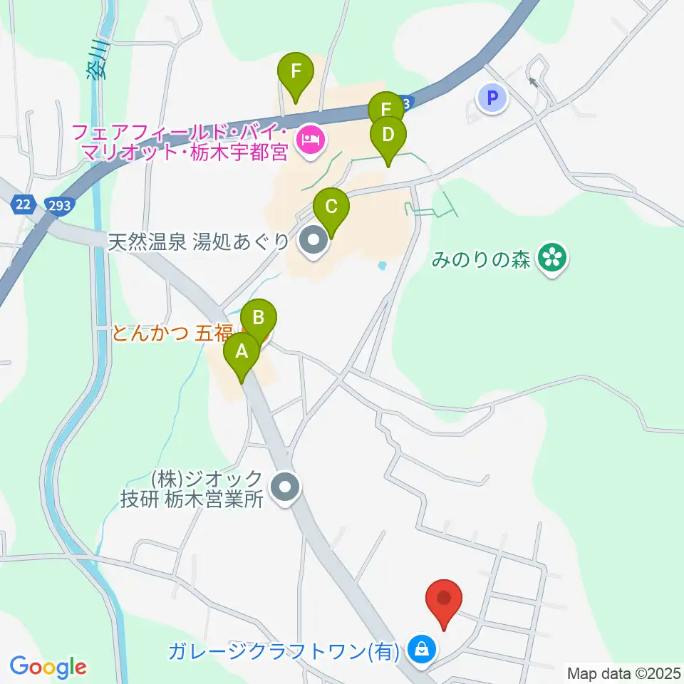 一芸舘周辺のファミレス・ファーストフード一覧地図