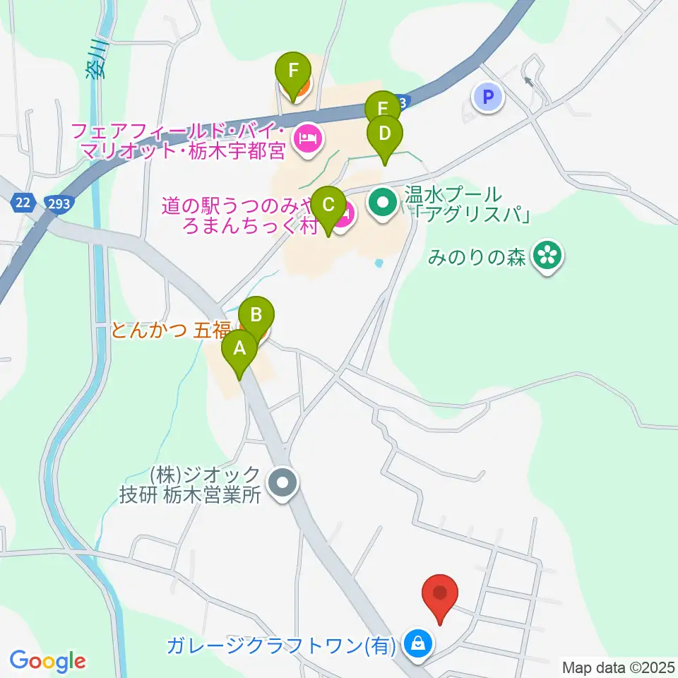 一芸舘周辺のファミレス・ファーストフード一覧地図
