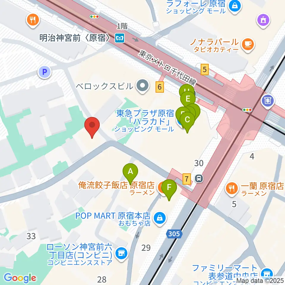 hall 60 ホールソワサント周辺のファミレス・ファーストフード一覧地図