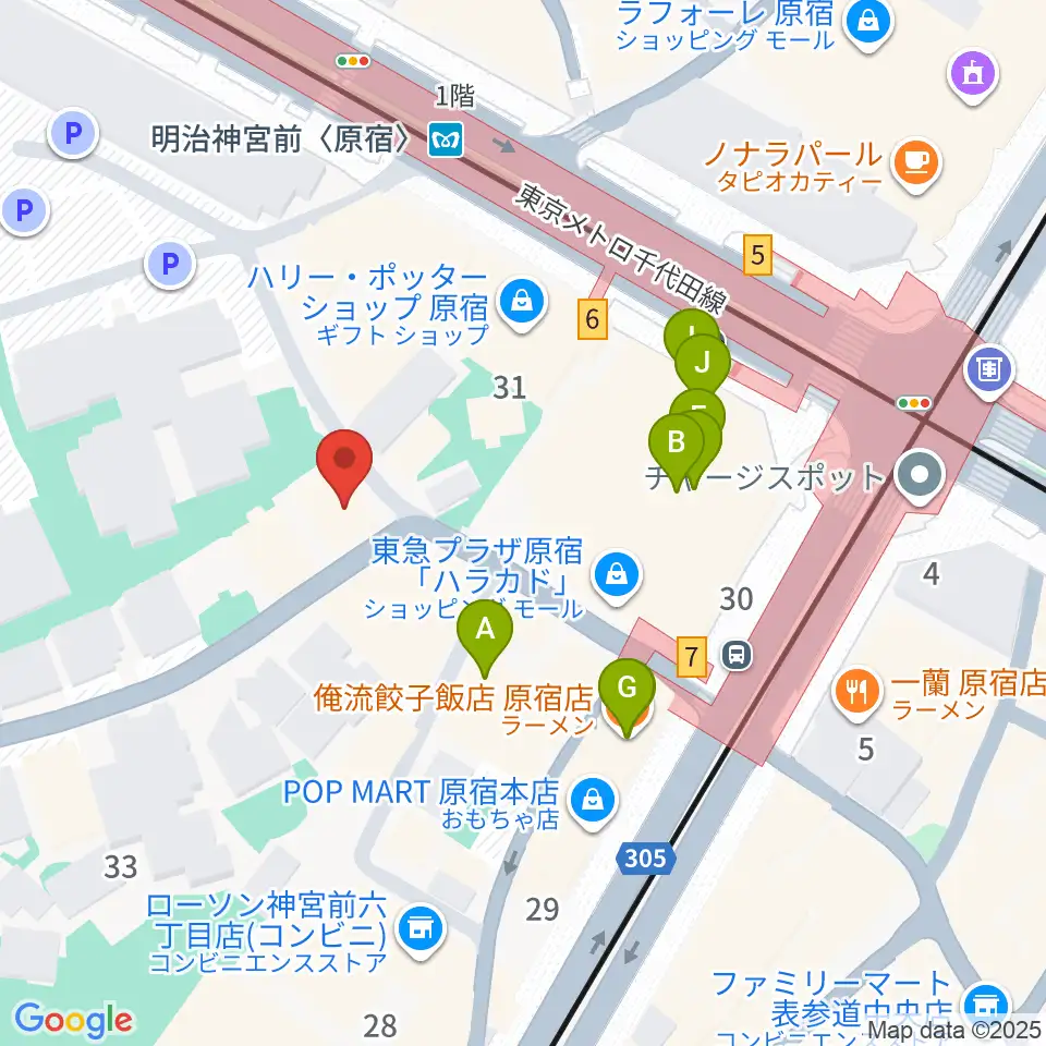 hall 60 ホールソワサント周辺のファミレス・ファーストフード一覧地図