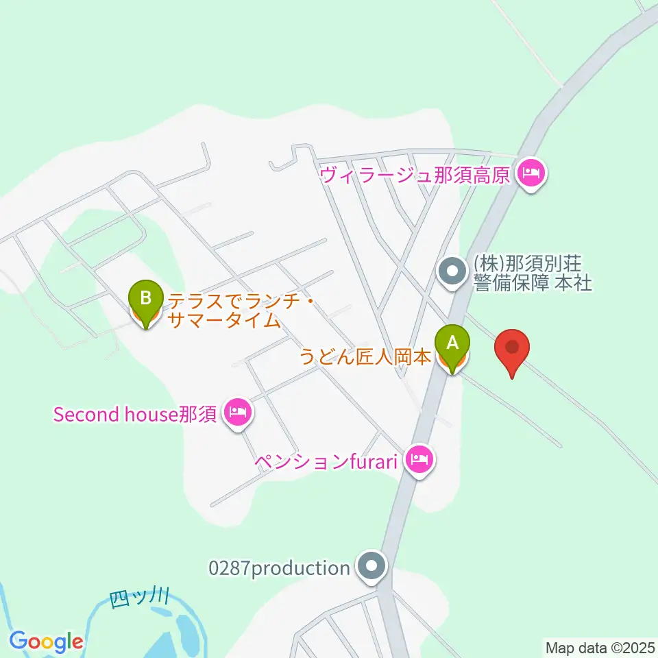弦楽亭周辺のファミレス・ファーストフード一覧地図