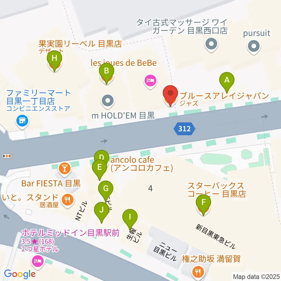 ブルースアレイジャパン周辺のファミレス・ファーストフード一覧地図