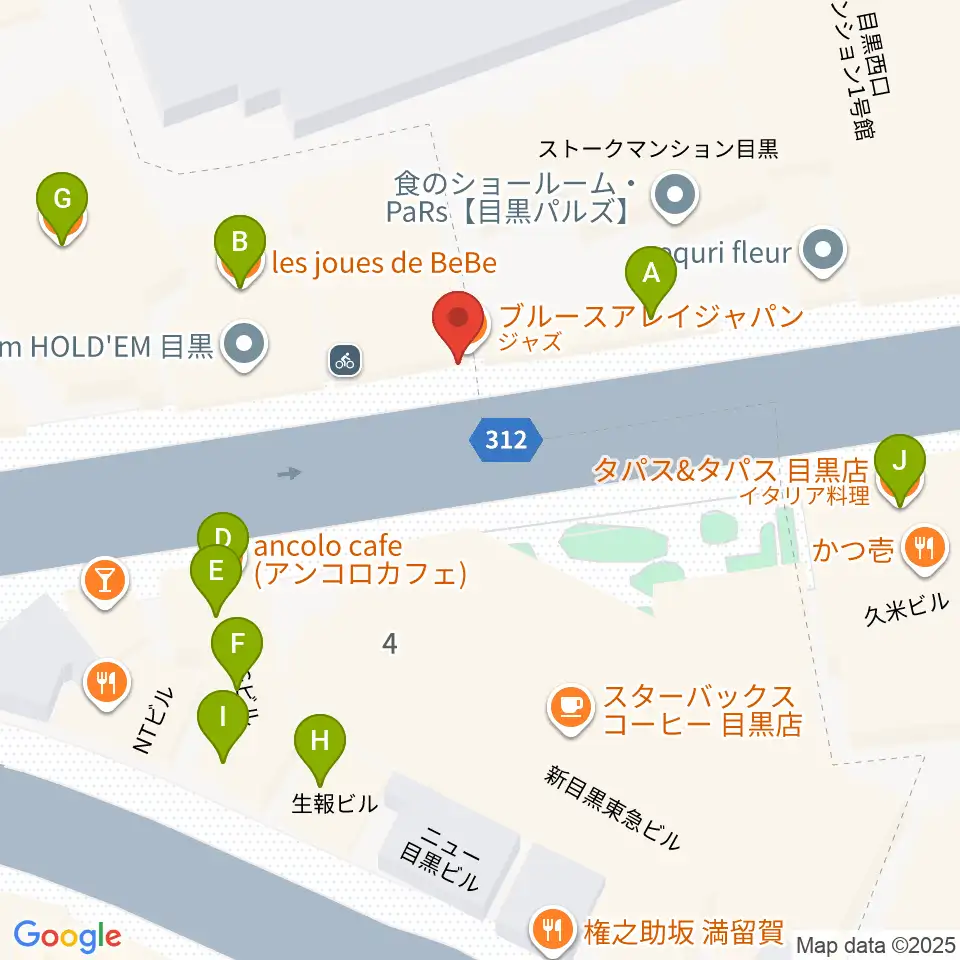 ブルースアレイジャパン周辺のファミレス・ファーストフード一覧地図