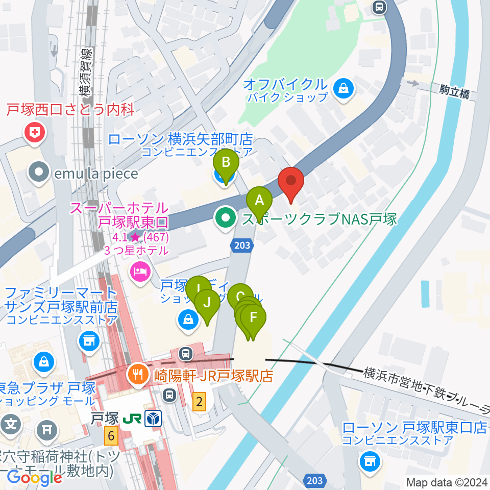 修理屋ぎたべー周辺のファミレス・ファーストフード一覧地図