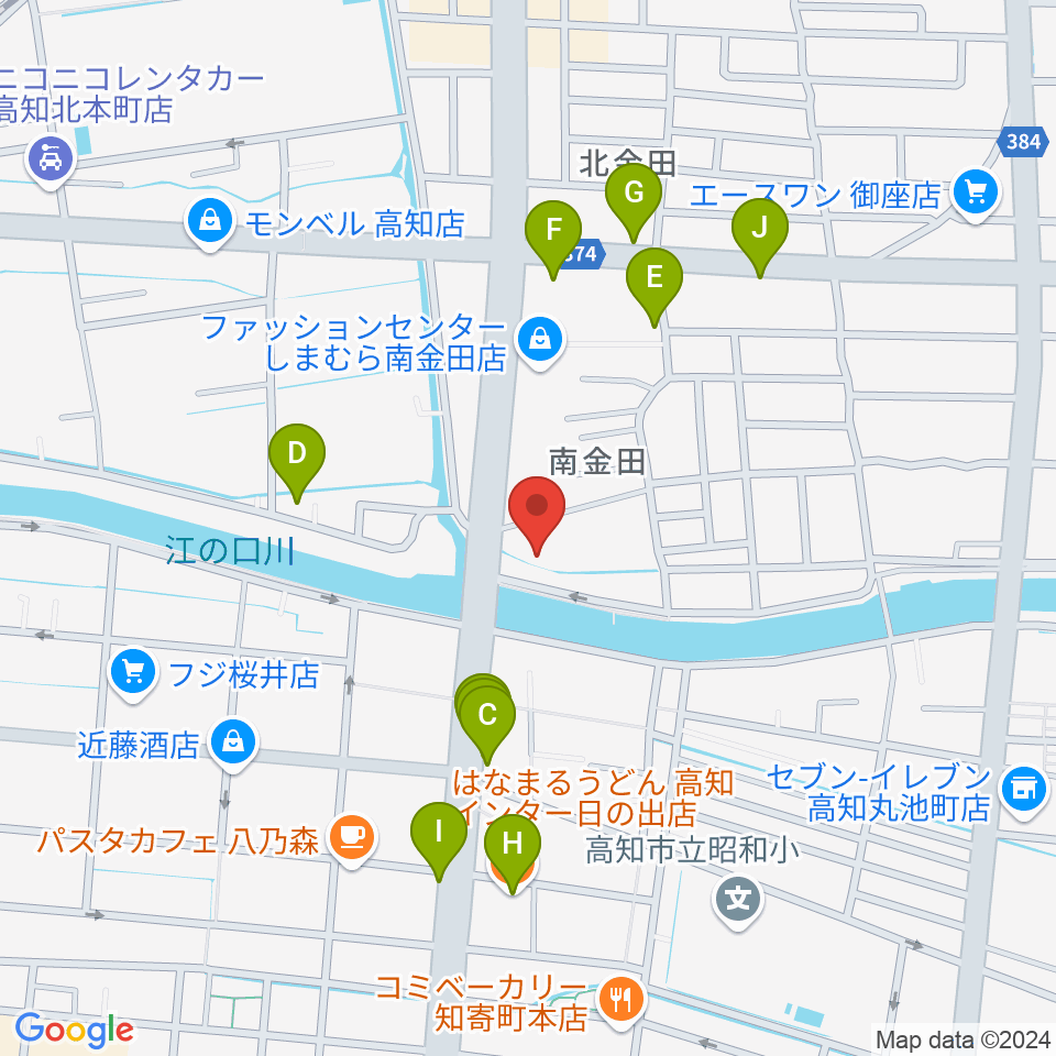 蛸蔵 TACOGURA周辺のファミレス・ファーストフード一覧地図