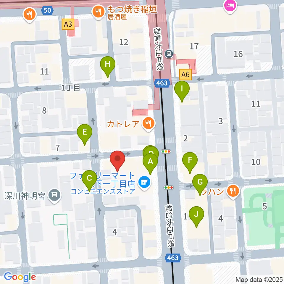 シェ・クロード周辺のファミレス・ファーストフード一覧地図