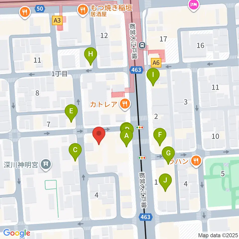 シェ・クロード周辺のファミレス・ファーストフード一覧地図