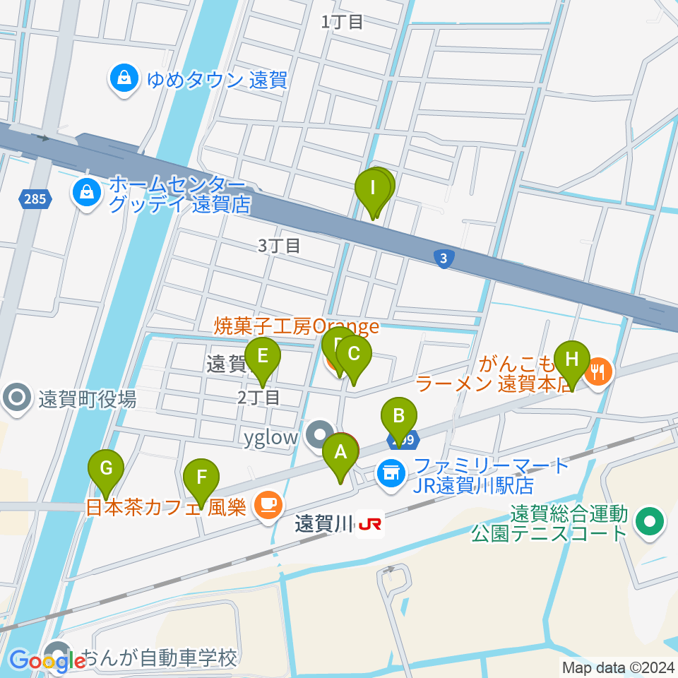 Jazz Cafe ドラム館周辺のファミレス・ファーストフード一覧地図