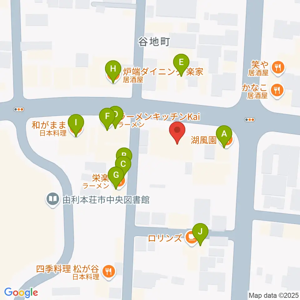 スタジオジプシーワゴン周辺のファミレス・ファーストフード一覧地図