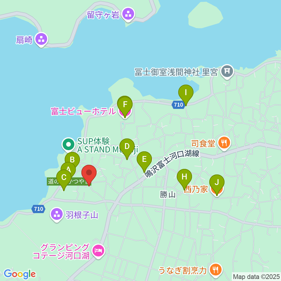 丸富荘周辺のファミレス・ファーストフード一覧地図