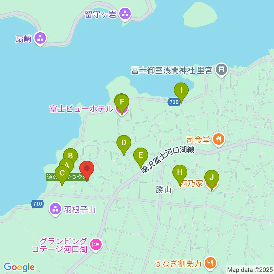 丸富荘周辺のファミレス・ファーストフード一覧地図