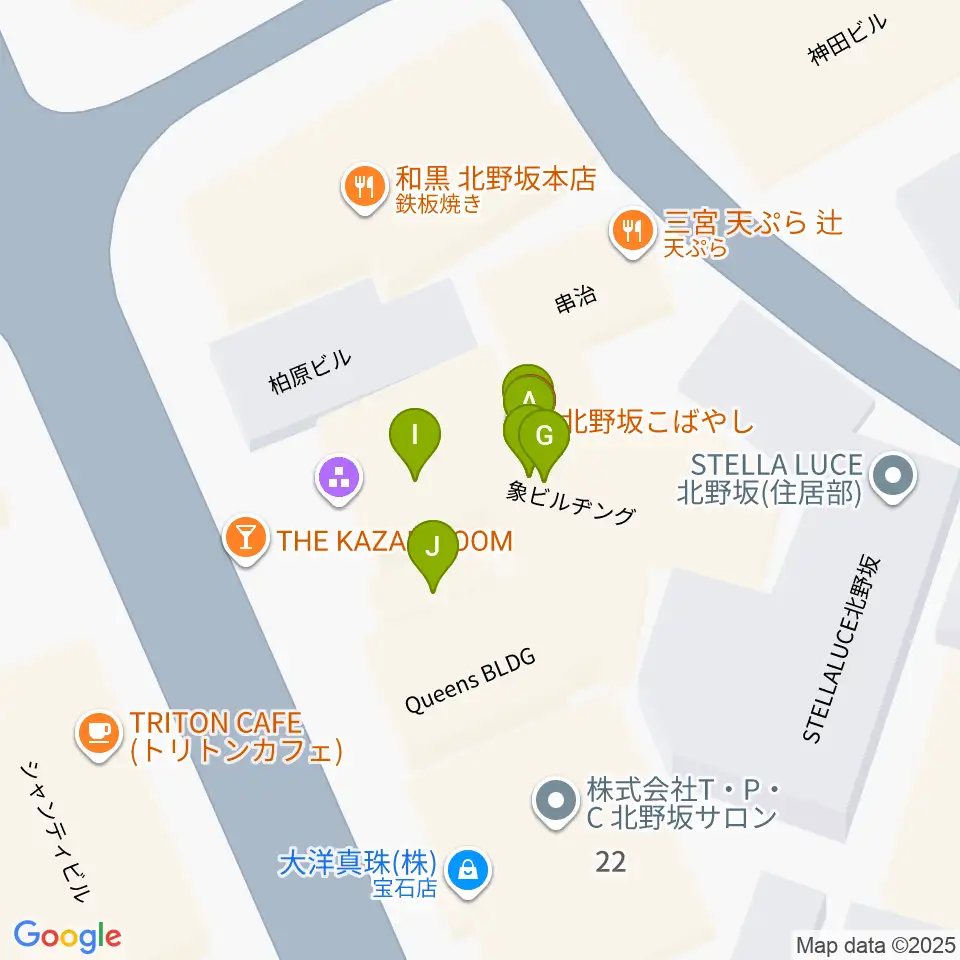 神戸ミッドナイトサン周辺のファミレス・ファーストフード一覧地図