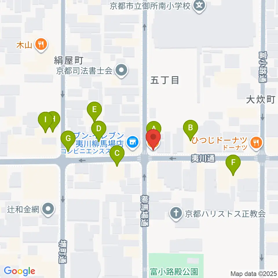 カフェ・モンタージュ周辺のファミレス・ファーストフード一覧地図