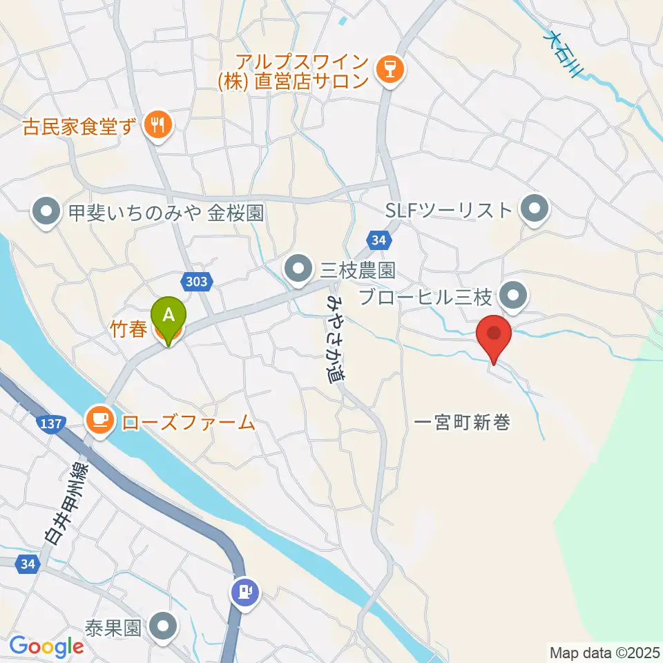 樅楓舎バイオリン工房周辺のファミレス・ファーストフード一覧地図