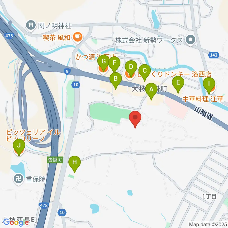 京都市立芸術大学 音楽学部周辺のファミレス・ファーストフード一覧地図