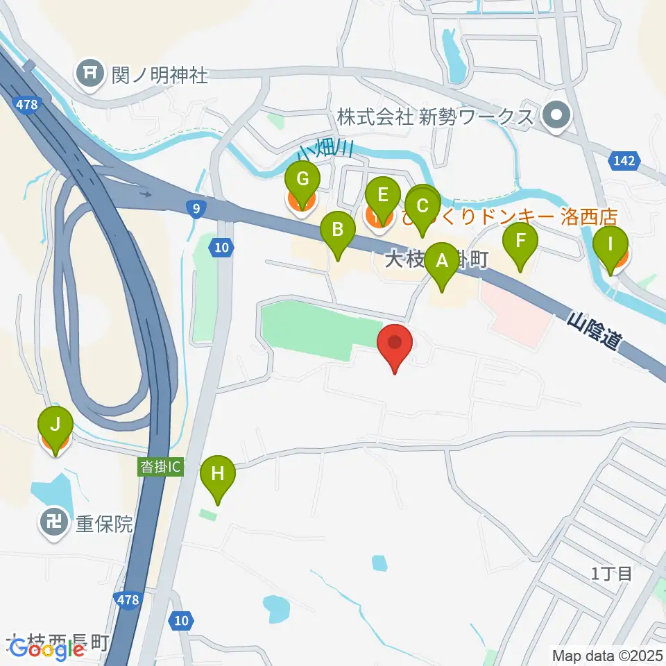 京都市立芸術大学 音楽学部周辺のファミレス・ファーストフード一覧地図