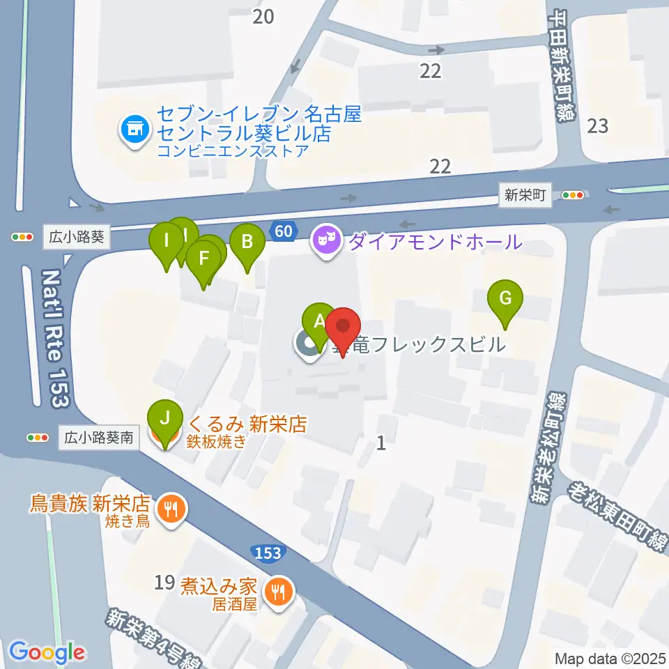 studio KANADiA周辺のファミレス・ファーストフード一覧地図