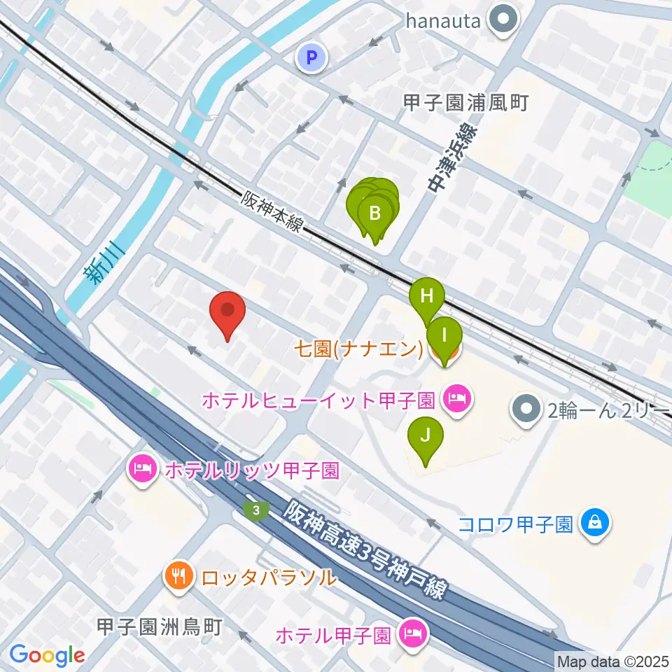 まんまるみかん周辺のファミレス・ファーストフード一覧地図