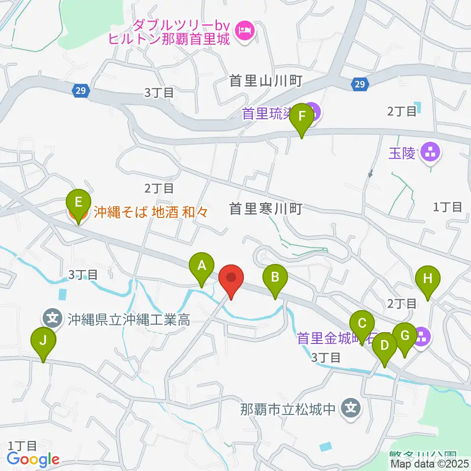 studio SPADES周辺のファミレス・ファーストフード一覧地図