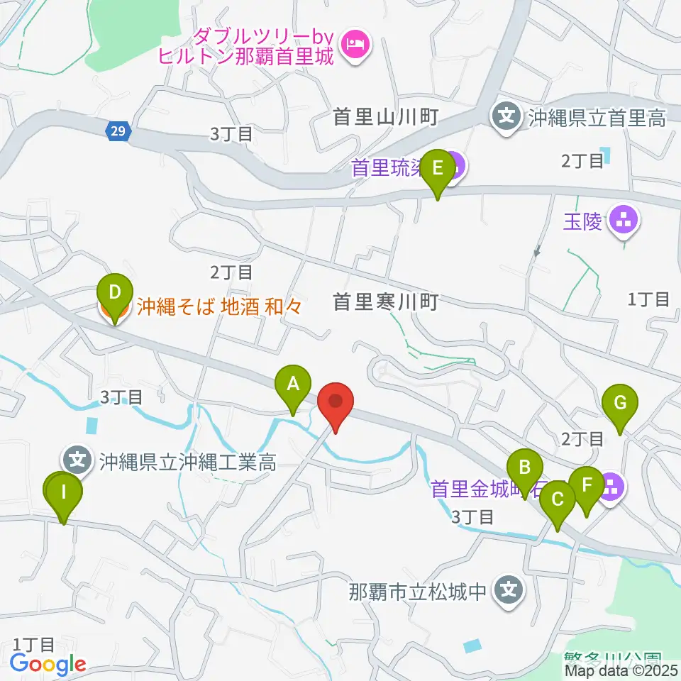 studio SPADES周辺のファミレス・ファーストフード一覧地図