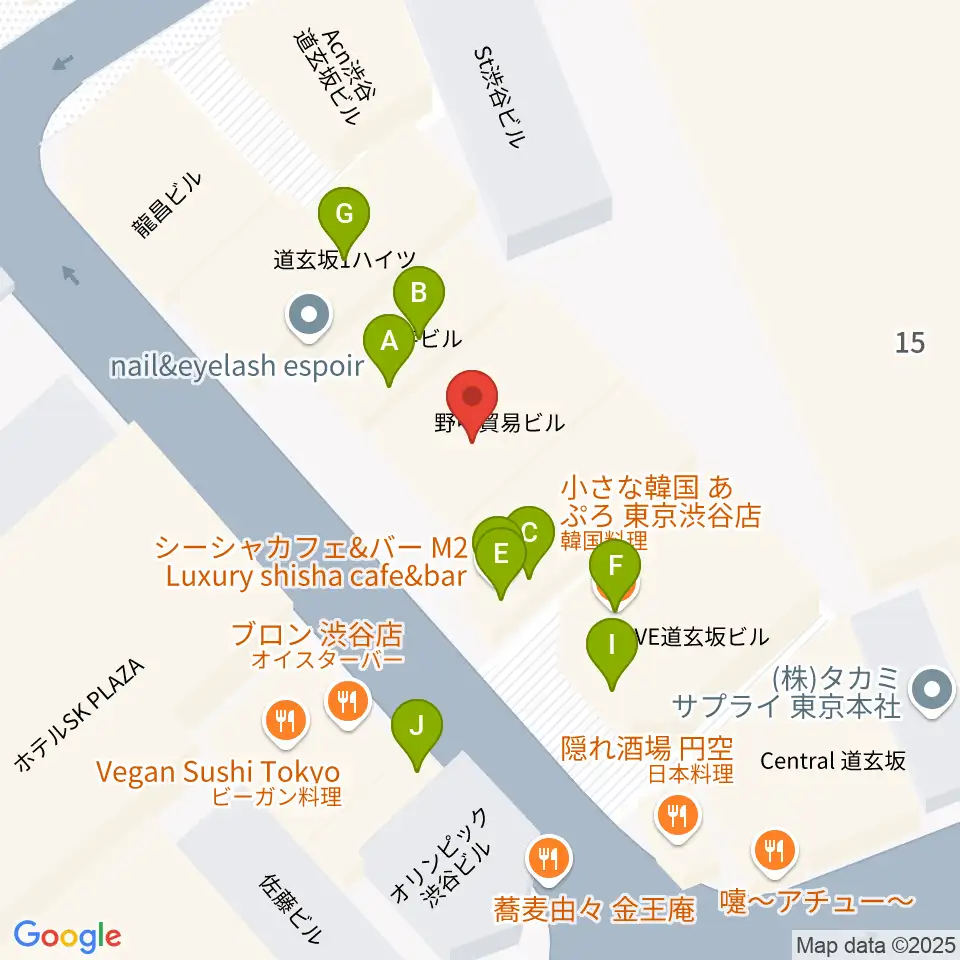 ノナカ・アンナホール周辺のファミレス・ファーストフード一覧地図