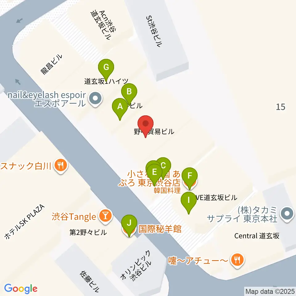 ノナカ・アンナホール周辺のファミレス・ファーストフード一覧地図