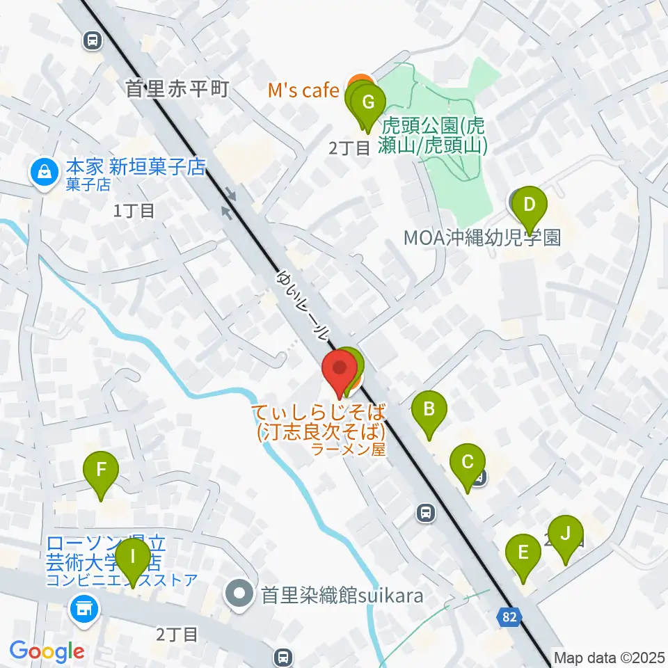 アトリエ・ウインズ（WINDS）周辺のファミレス・ファーストフード一覧地図