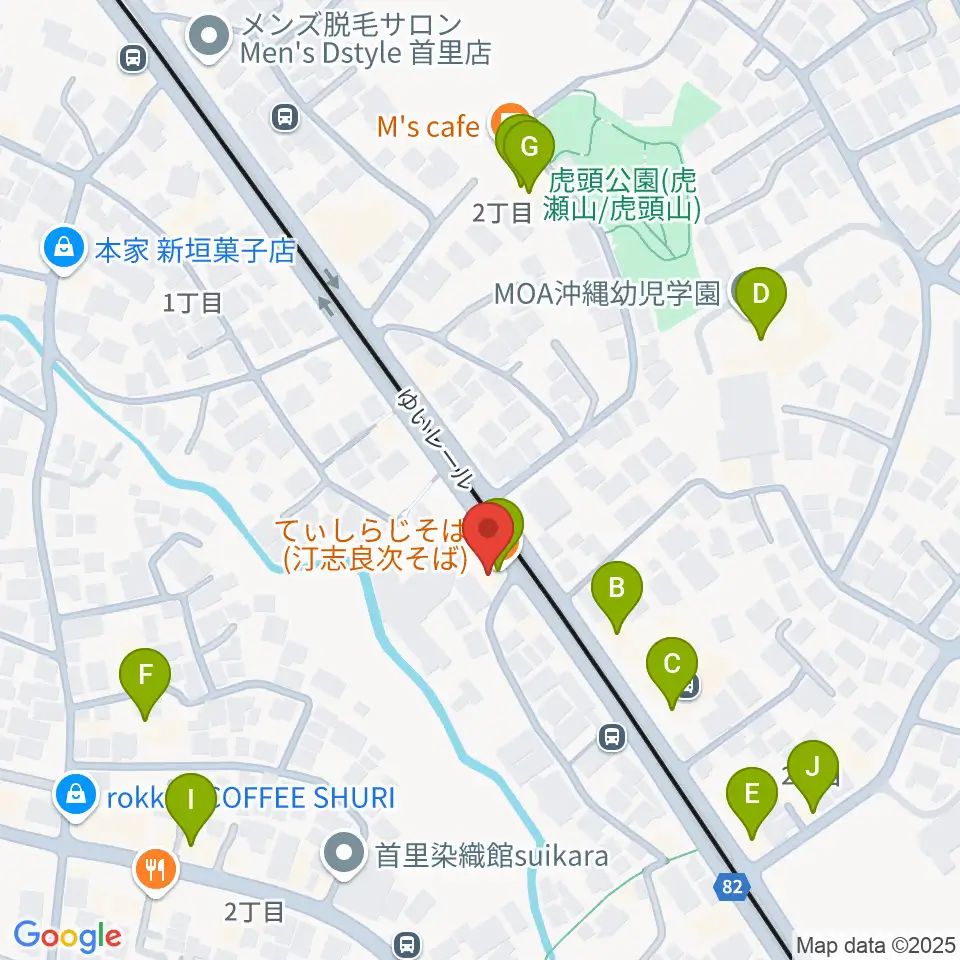 アトリエ・ウインズ(WINDS)周辺のファミレス・ファーストフード一覧地図