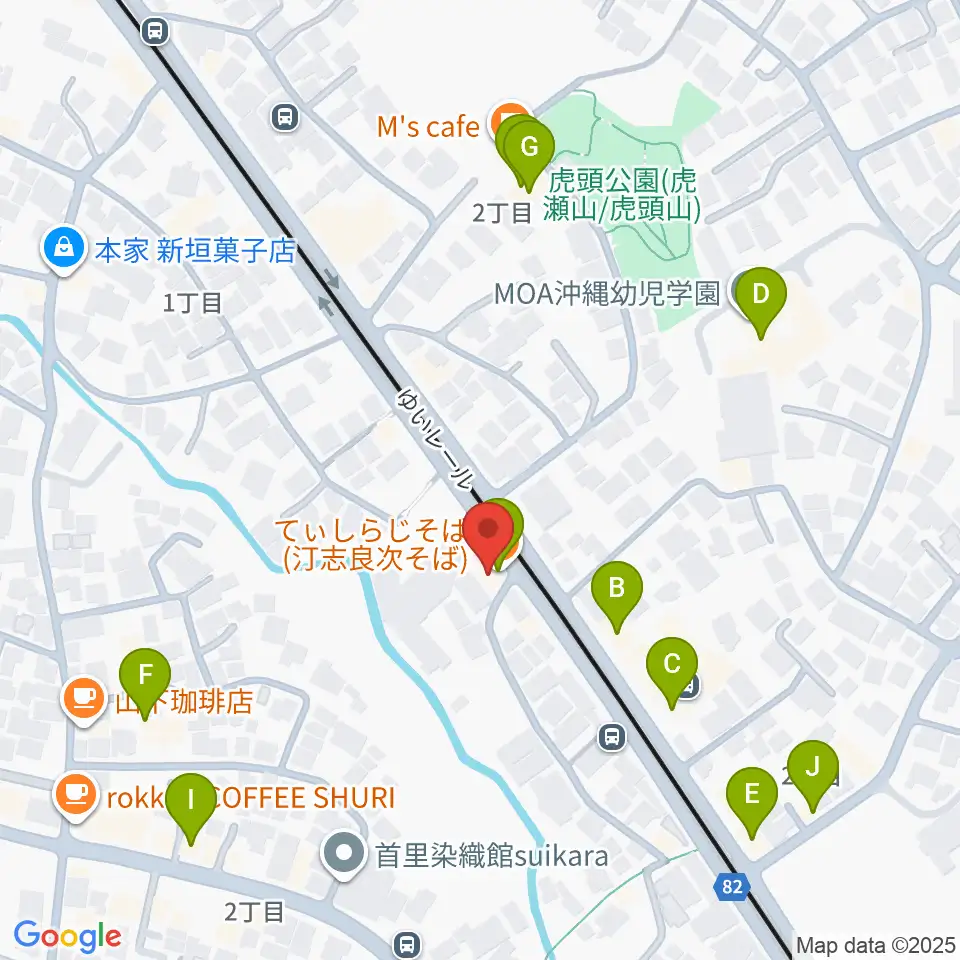 アトリエ・ウインズ(WINDS)周辺のファミレス・ファーストフード一覧地図
