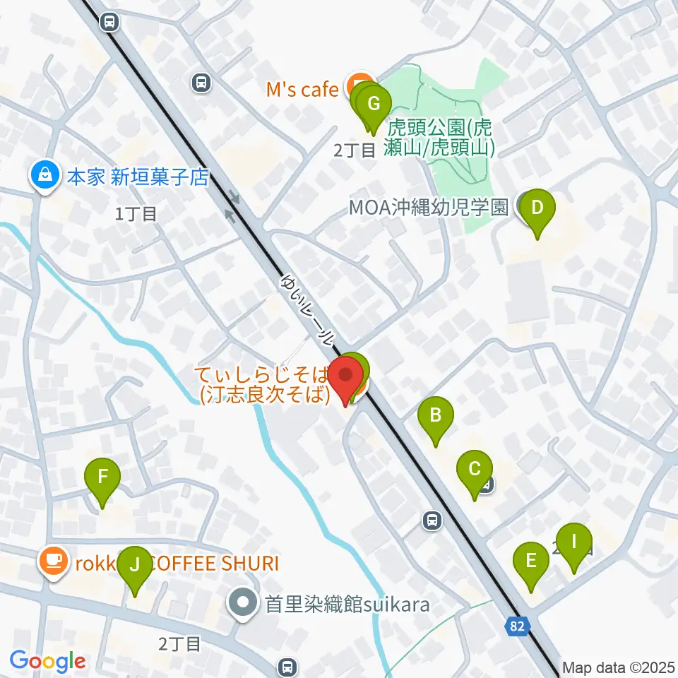 アトリエ・ウインズ周辺のファミレス・ファーストフード一覧地図