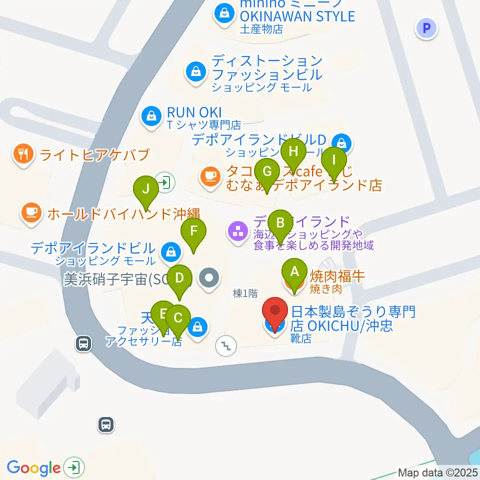 ライブハウスモッズ周辺のファミレス・ファーストフード一覧地図
