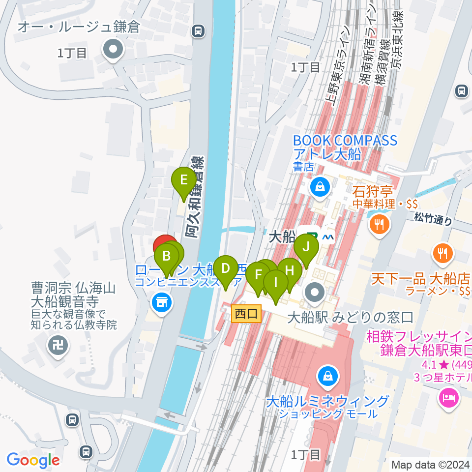 tuttofare〈ﾄｩｯﾄﾌｧｰﾚ〉周辺のファミレス・ファーストフード一覧地図