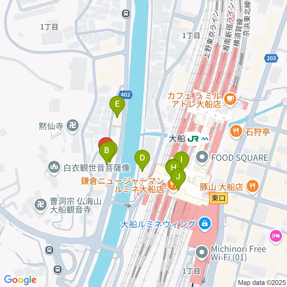 tuttofare〈トゥットファーレ〉周辺のファミレス・ファーストフード一覧地図