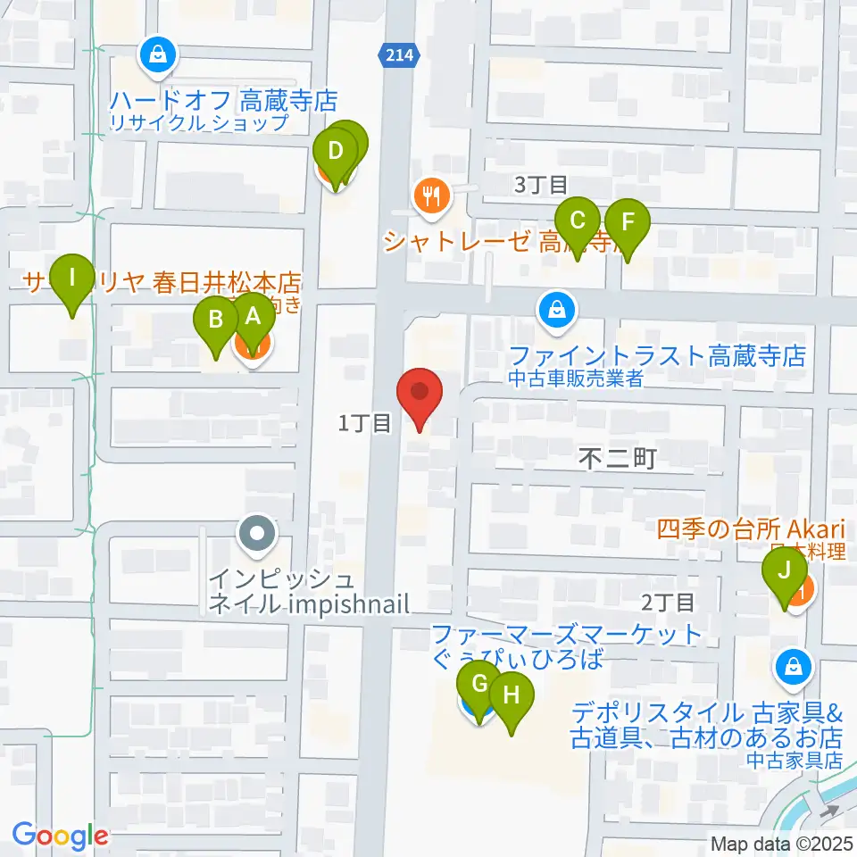 Bizen Works周辺のファミレス・ファーストフード一覧地図